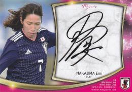 2018 サッカー日本代表スペシャルエディション  中島依美 直筆サインカード 31/40