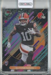 2025 Topps Finest Quinshon Judkins Black Refractors #209【3/10】 Cleveland Browns