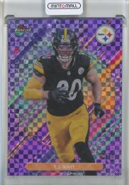 2025 Topps Finest T.J. Watt Purple Xfractors #283【53/75】《※初期傷あり》 Pittsburgh Steelers