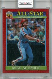 2026 Topps Series 2 Mike Schmidt 1991 Topps Chrome All-Star (Silver Pack) Red Mojo Refractor #91ASC-28 【4/5】 Philadelphia Phillies
