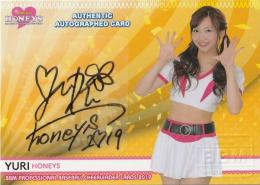 2019 BBM チアリーダーDancing Heroine-舞- Honeys 直筆サインカード / YURI 【10/60】