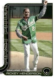 2025 Topps SERIES.2 MLB #FP2-3 Rickey Henderson【'24 First Pitch】インサートカード