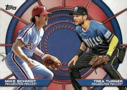 2025 Topps SERIES.2 MLB #DD-12 Mike Schmidt/Trea Turner【Dynamic Duos】インサートカード