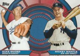 2025 Topps SERIES.2 MLB #DD-13 Mickey Mantle/Duke Snider【Dynamic Duos】インサートカード
