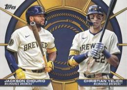 2025 Topps SERIES.2 MLB #DD-18 Jackson Chourio/Christian Yelich【Dynamic Duos】インサートカード