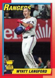 2025 Topps SERIES.2 MLB #90B2-35 Wyatt Langford【'90 Topps】インサートカード