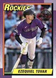 2025 Topps SERIES.2 MLB #90B2-48 Ezequiel Tovar【'90 Topps】インサートカード