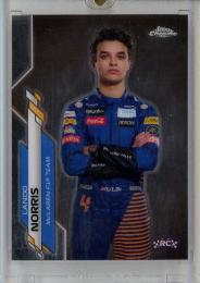 2020 Topps Chrome Formula 1  Lando Norris Base RC #7