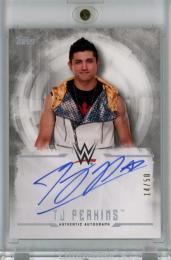 2017 Topps WWE Undisputed  TJ Perkins Autographs Silver #UATP 14/50
