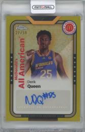 2024 TOPPS Chrome McDonald's All American Autographs Gold Refractors / DERIK QUEEN(Montverde Academy) 【27/50】