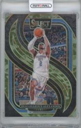 2024-25 PANINI Select Green Camo Prizms #131 / SHAI GILGEOUS-ALEXANDER(Oklahoma City Thunder) 【021/125】