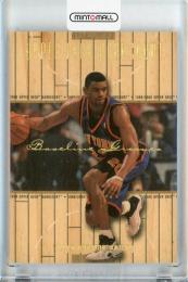 1999-00 Upper Deck Hardcourt Allan Houston Baseline Grooves Gold #36【1/1】《傷、白かけあり》