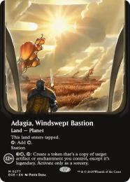 【EOE】【ENG】〈277-L〉《吹きさらしの要塞、アダージア/Adagia, Windswept Bastion》ボーダーレス版