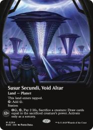 【EOE】【ENG】【Foil】〈284-L〉《ヴォイドの祭壇、ススール・セクンディ/Susur Secundi, Void Altar》ボーダーレス版