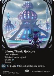 【EOE】【ENG】〈285-L〉《巨大な神核、ウスロス/Uthros, Titanic Godcore》ボーダーレス版