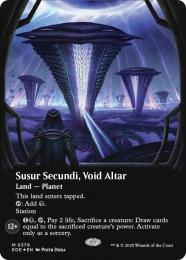 【EOE】【ENG】【ギャラクシーFoil】〈379-M-L〉《ヴォイドの祭壇、ススール・セクンディ/Susur Secundi, Void Altar》ボーダーレス版