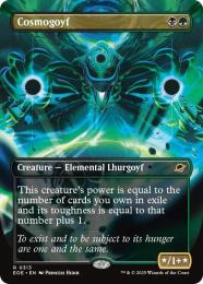 【EOE】【ENG】【Foil】〈313-BG〉《コスモゴイフ/Cosmogoyf》ボーダーレス版
