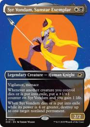 【EOE】【ENG】【Foil】〈302-WB〉《サンスターの模範、ヴォンダム卿/Syr Vondam, Sunstar Exemplar》ボーダーレス版