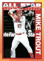 2025 Topps SERIES.2 MLB #90AS-10 Mike Trout【'90 Topps All Star/Red版】インサートカード