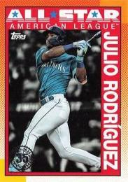 2025 Topps SERIES.2 MLB #90AS-48 Julio Rodriguez【'90 Topps All Star/Red版】インサートカード