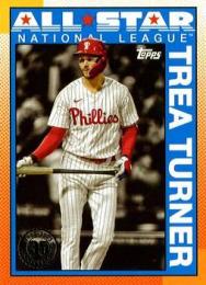 2025 Topps SERIES.2 MLB #90AS-9 Trea Turner【'90 Topps All Star/Blue版】インサートカード