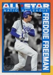 2025 Topps SERIES.2 MLB #90AS-21 Freddie Freeman【'90 Topps All Star/Blue版】インサートカード