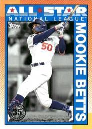 2025 Topps SERIES.2 MLB #90AS-33 Mookie Betts【'90 Topps All Star/Blue版】インサートカード
