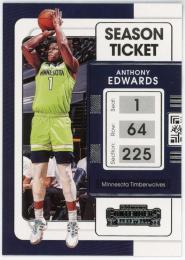 2021-22 Panini Contenders #5 Anthony Edwards
