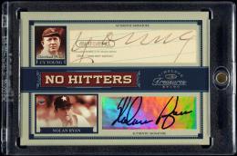 2004 Timeless Treasures Cy Young/Nolan Ryan/Hideo Nomo/Jim Bunning #3 No-Hitters Quad Autograph【1/1】