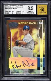 2003 Leaf Certified Materials Hideo Nomo #86 Mirror Black Autographs【1/1】【BGS NM-MT+ 8.5/AU10】 Los Angeles Dodgers