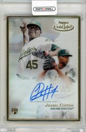 2017 TOPPS Gold Label Jharel Cotton Framed Autographs #FAJCO Orkland Athletics