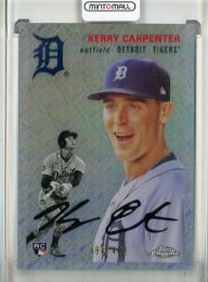 2023 Topps Chrome Platinum Anniversary Kerry Carpenter Topps Refractors【484/499】 Detroit Tigers