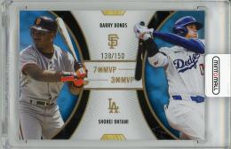 【表面若干スレあり】2025 TOPPS Welcome to the Club 3X MVP Barry Bonds & Shohei Ohtani #D1【138/150】