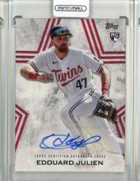 2023 Topps Update Edouard Julien Baseball Stars Autographs Minnesota Twins