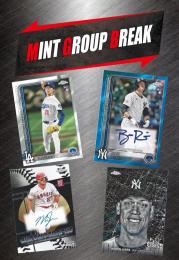 MINT GROUP BREAK グループブレイク MLB 2025 TOPPS CHROME BASEBALL DELIGHT 1ケース + JUMBO 1ボックス MIXER #1 【ランダムチーム式】