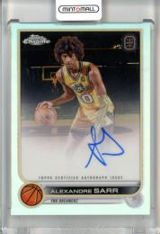 2022-23 Topps Chrome Overtime Elite Alexandre Sarr CA-AS1 Autograph