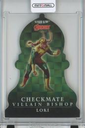 2022 Fleer Ultra Avengers Loki  Checkmate/Black Bishops/#CP-30