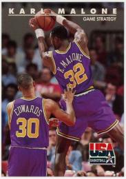 1992 SkyBox USA #48 Karl Malone/Game Strategy