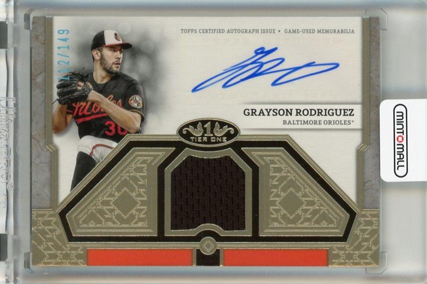 ミントモール / MINT 千葉店 / 2024 Topps Tier One Grayson Rodriguez Autograph Relics  #T1ARGR【112/149】