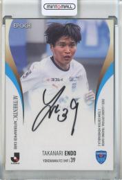 2025 Epoch Jリーグ チームエディション 横浜FC 遠藤貴成 直筆サインカード【13/50】 横浜FC