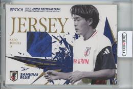 2025-26 Epoch 日本代表 SE 安藤智哉 ジャージカード【27/100】 日本代表