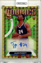 2023-24 Topps Finest Jalen Pickett #RFA-JPI Rookie Finest Autograph Gold Geometric Refractor Parallel【49/50】 Nuggets