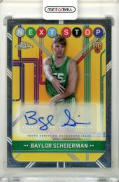 2024-25 Topps Chrome Baylor Scheierman #NSS-BS Next Stop Signature Autograph Celtics