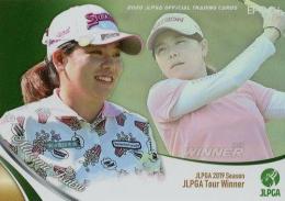 2020 エポック JLPGA 日本女子ゴルフ協会 オフィシャルトレーディングカード #SP-KAM 勝みなみ インサートカード(ホログラフィカ)