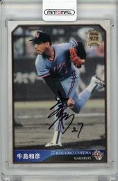 【裏面左下角若干折れあり】2014 BBM Classic 牛島和彦 (ロッテ) 直筆サインカード【29/90】
