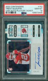 2022 Panini Contenders Trent McDuffie Playoff Ticket #152B【18/49】【PSA10】 Kansas City Chiefs