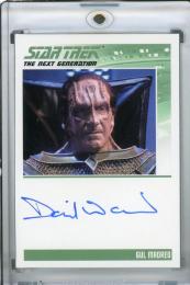 2019 Rittenhouse Star Trek Inflexions Starfleet’s Finest Scarce David Warner as Gul Madred Other Autographs TNG Design