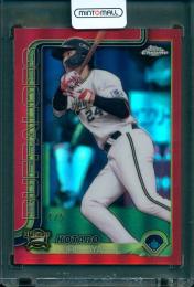 2025 TOPPS CHROME NPB 紅林弘太郎 レッドパラレル【4/5】 オリックス・バファローズ