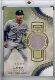 2021 Topps Tier One New York Yankees Gleyber Torres Tier One Relics 244/344