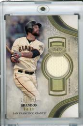 2021 Topps Tier One San Francisco Giants Brandon Belt Tier One Relics 268/399